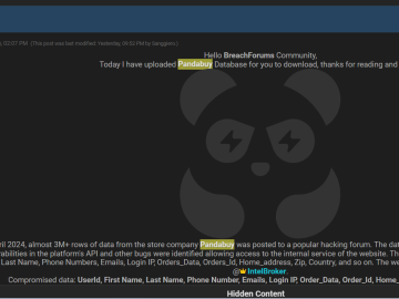 PandaBuy data breach allegedly impacted +1.3M customers