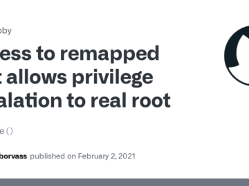 Access to remapped root allows privilege escalation to real root · Advisory · moby/moby · GitHub