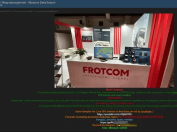 Frotcom Data Breach