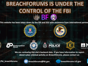 FBI seized the notorious BreachForums hacking forum