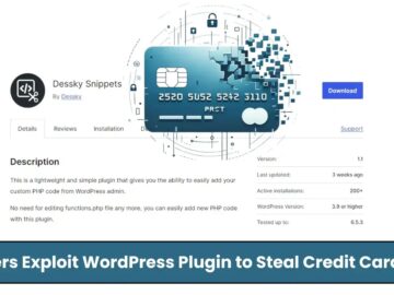 Hackers Exploit WordPress Plugin to Steal Credit Card Data