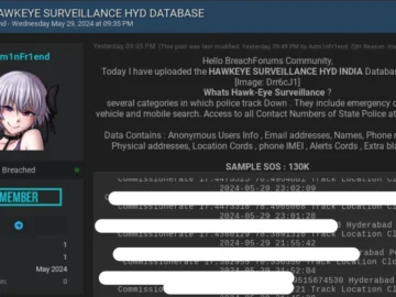 Hawk-Eye App Data Breach