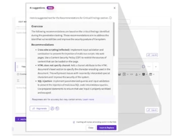 PlexTrac Plex AI helps offensive security teams write reports