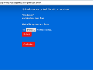 Trinity Ransomware