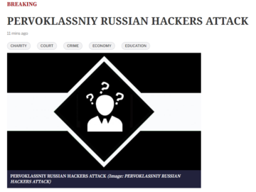 Russian hackers defaced British newspaper websites