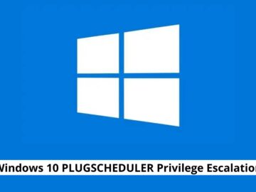 Windows 10 PLUGScheduler Flaw