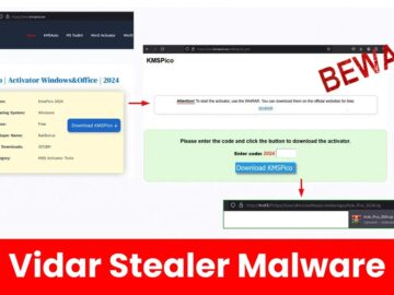 Beware of Fake KMSPico Activators that Deliver Vidar Stealer Malware