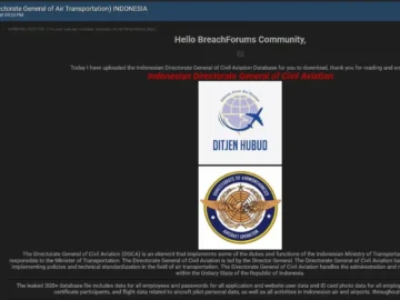 Indonesian Civil Aviation Data Breach