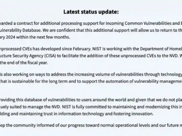 National Vulnerability Database Backlog NIST CISA