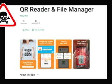 Malicious QR Reader App in Google Play Delivers Anatsa Banking Malware