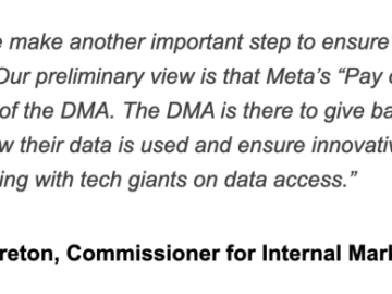 Meta DMA, Pay or Consent