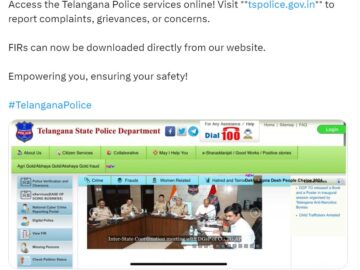 Telangana Police Website