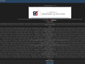 Virginia Department Of Elections Dismisses Data Breach Claims Virginia Department of Elections
