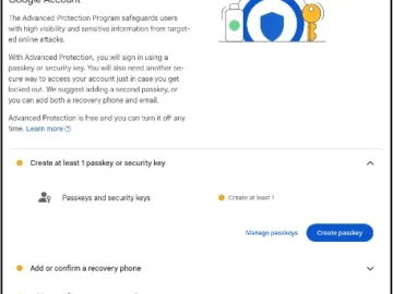 Google removes enrollment barrier for prospective Advanced Protection Program users