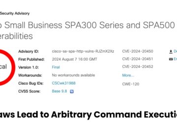 Cisco Small Business IP Phones Vulnerabilities: Attackers Can Execute Arbitrary Commands