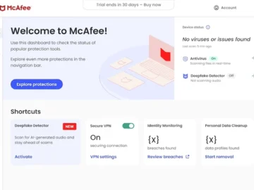 McAfee Deepfake Detector combats AI scams and misinformation