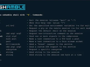 SSHamble: Open-source security testing of SSH services