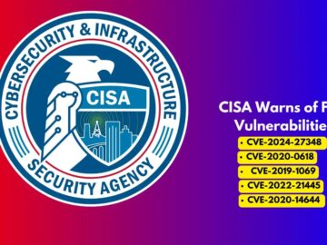 CISA Warns of Five Vulnerabilities Actively Exploited in the Wild