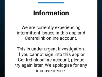 Massive Centrelink Outage Hits App And Website In Australia Centrelink Outage Reveal