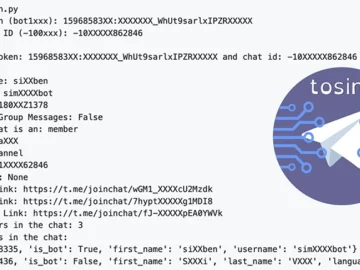 Tosint: Open-source Telegram OSINT tool