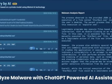 Analyze Malware with ANY.RUN’s ChatGPT-Powered AI Assistant Analyze Malware with ANY.RUN's ChatGPT-Powered AI Assistant
