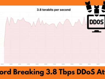 Record Breaking 3.8 Tbps DDoS attack With Packet rate of 340 million Pps