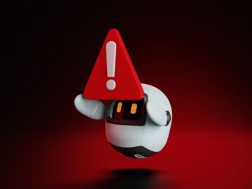 2024 in AI: It’s changed the world, but it’s not all good AI bot carrying a warning sign