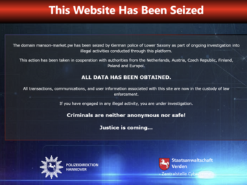 Europol Shuts Down Manson Market Fraud Marketplace, Seizes 50 Servers