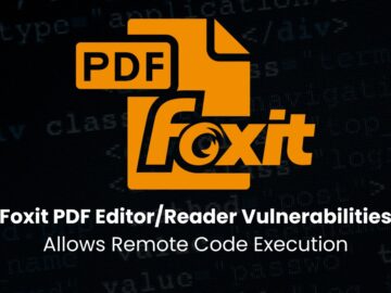 Foxit PDF Editor/Reader Vulnerabilities