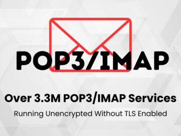 Over 3.3M POP3/IMAP Services Running Unencrypted Without TLS Enabled