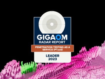 HackerOne Named “Leader” in the 2023 GigaOm PTaaS Radar Report Hackerone logo