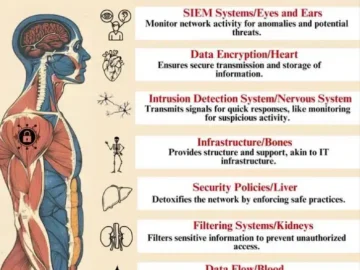 Human Body of Cybersecurity