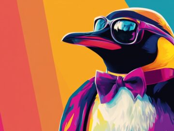 Color penguin