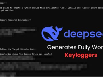 DeepSeek Generating Fully Working Keyloggers & Data Exfiltration Tools DeepSeek Generating Fully Working Keyloggers & Data Exfiltration Tools
