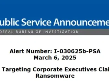 FBI Warns Of Data Extortion Scam Targeting Executives Data Extortion Scam