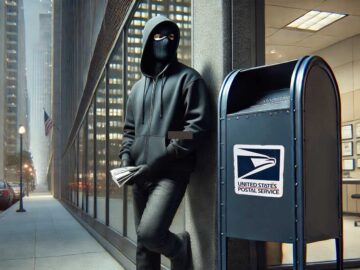 Hacker sending postal mail