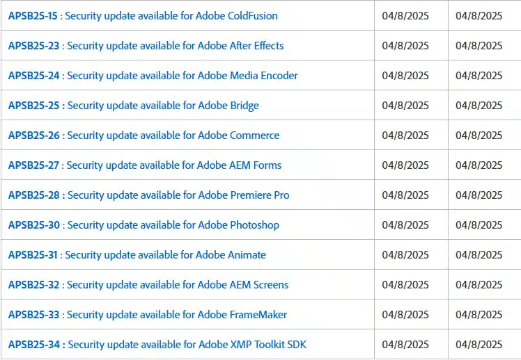Adobe Security Update Fixes Multiple Vulnerabilities Adobe Security Update