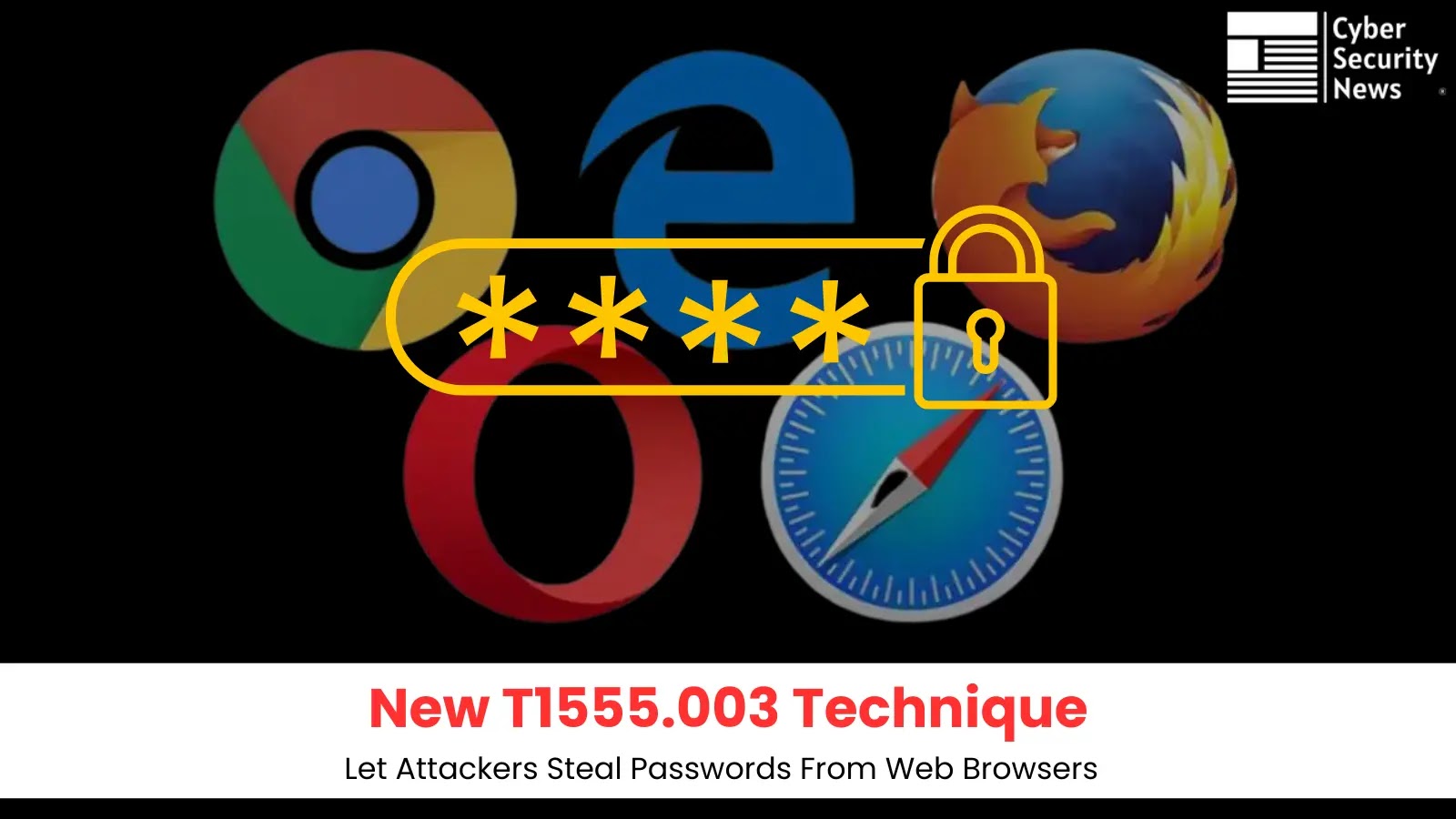 New T1555.003 Technique Let Attackers Steal Passwords From Web Browsers New T1555.003 Technique Let Attackers Steal Passwords From Web Browsers