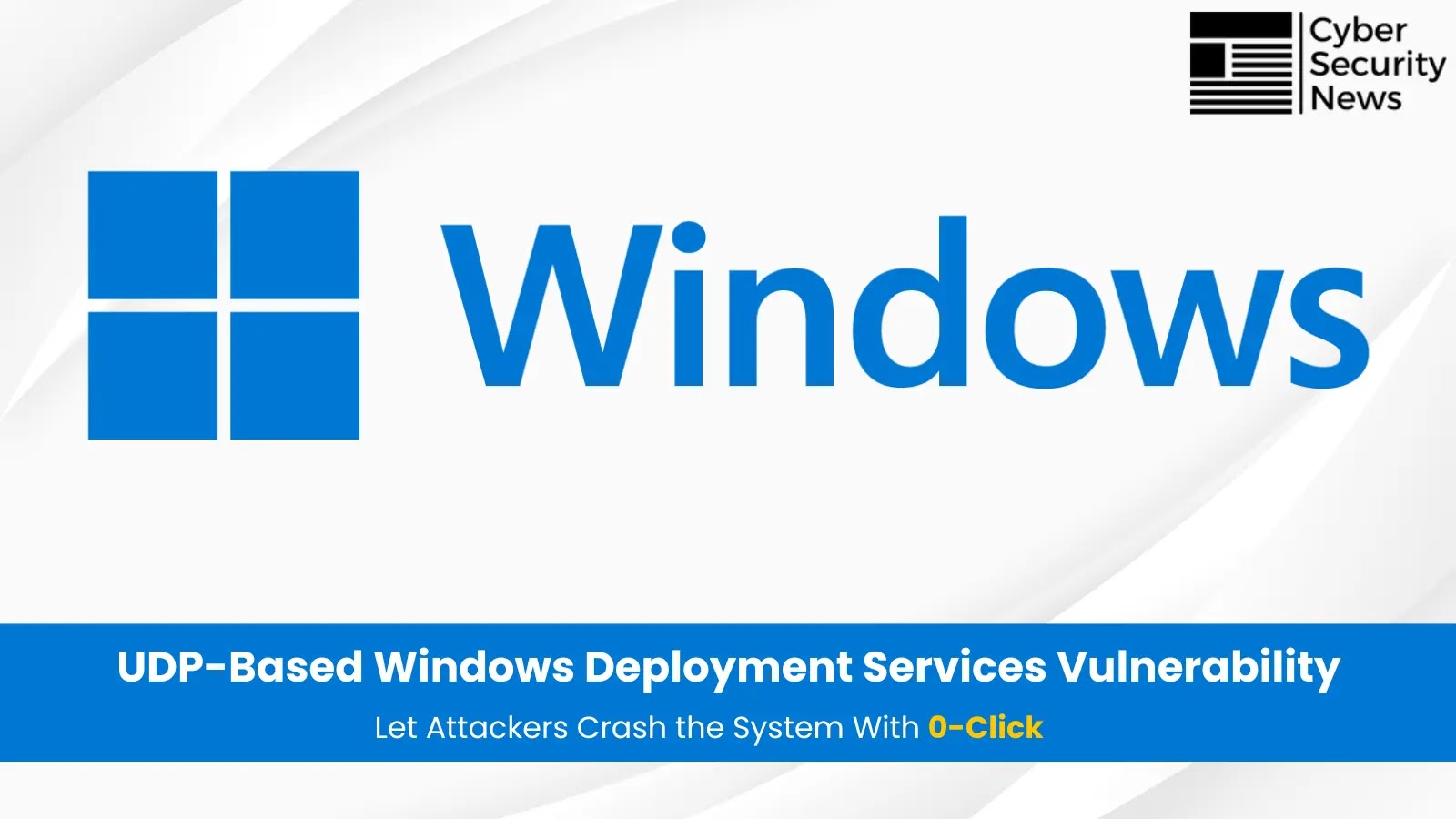 UDP Vulnerability in Windows Deployment Services Allows 0-Click System Crashes UDP Vulnerability in Windows Deployment Services Allows 0-Click System Crashes