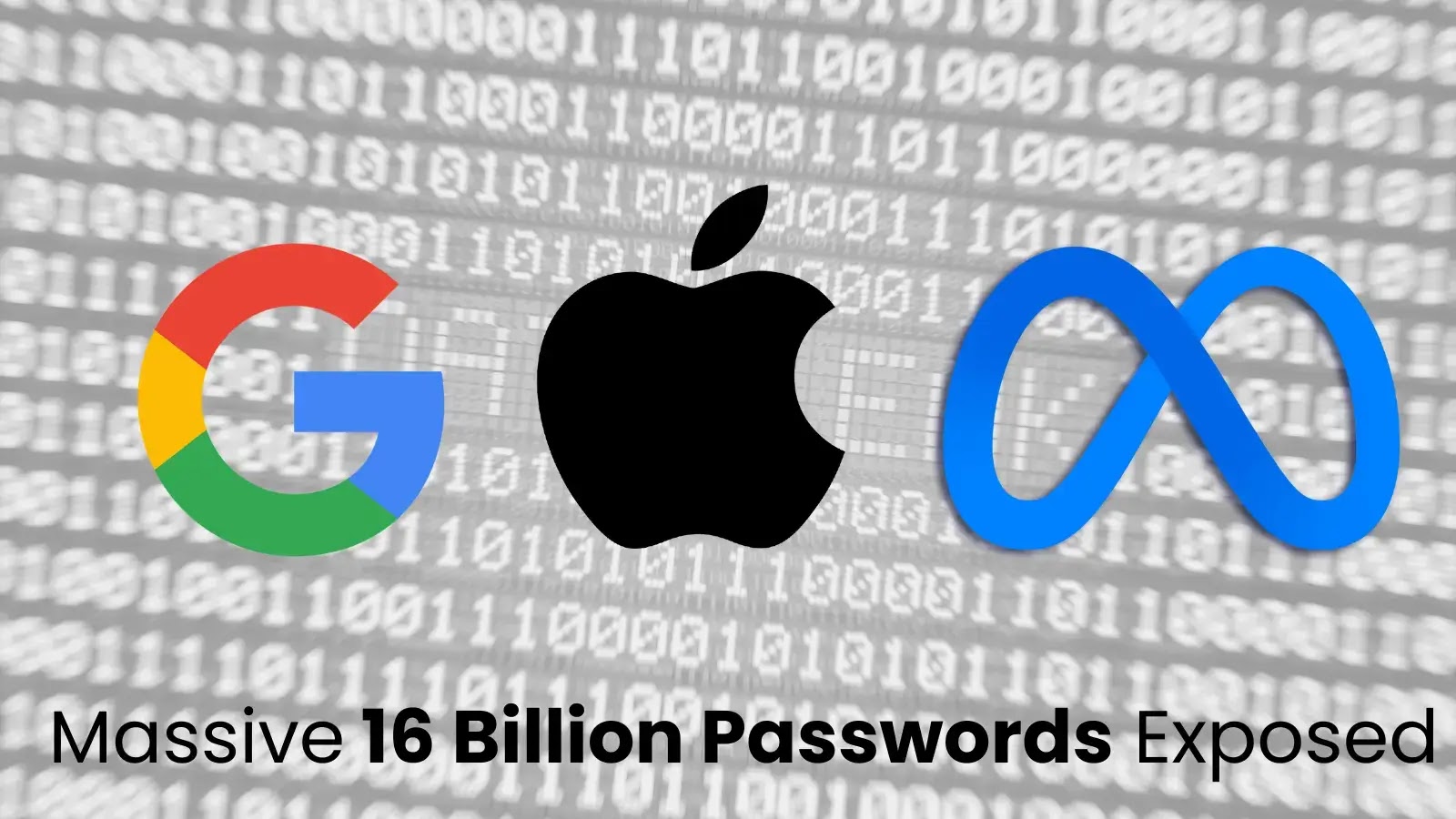 16 Billion User Passwords From Apple Facebook Google and Others Exposed