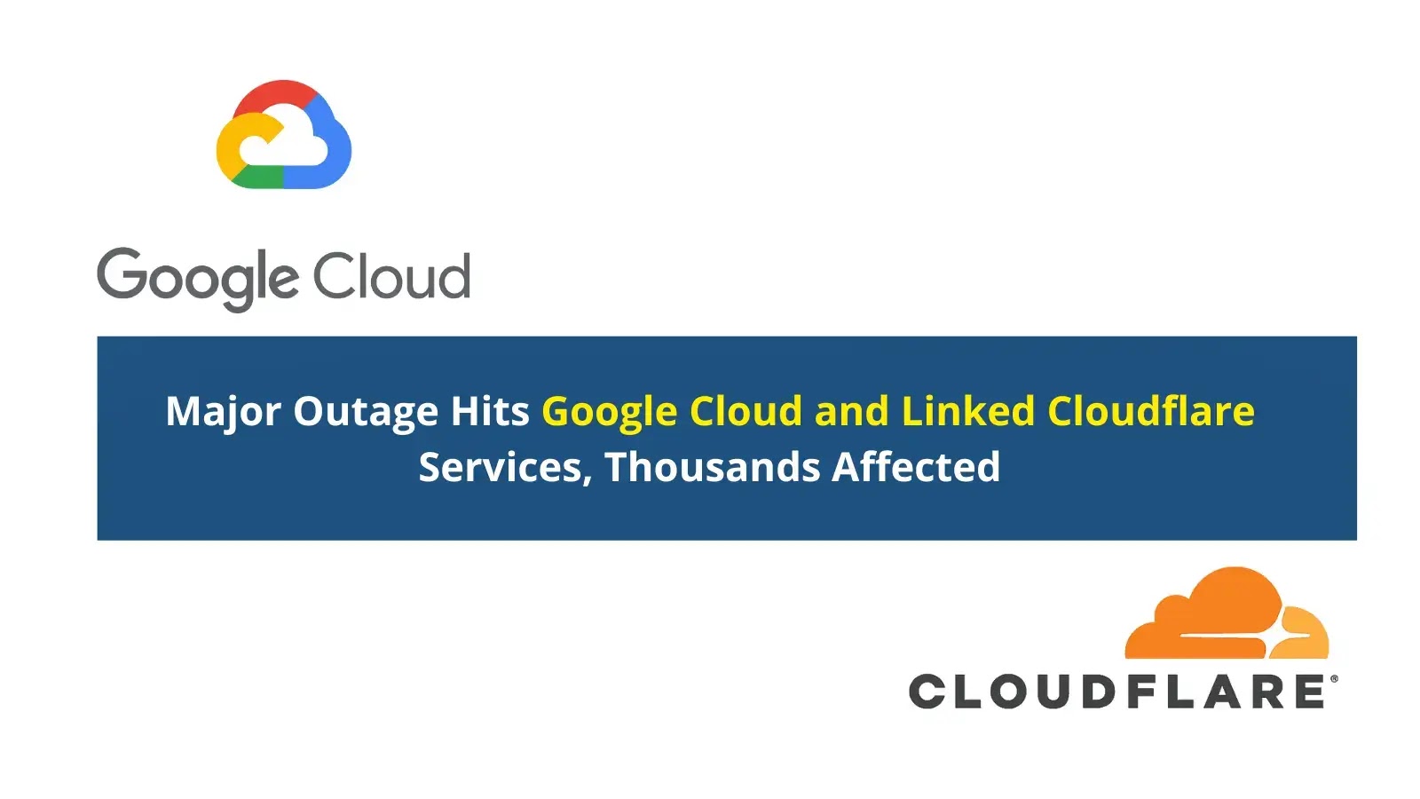 Major Outage Hits Google Cloud and Linked Cloudflare Services, Thousands Affected