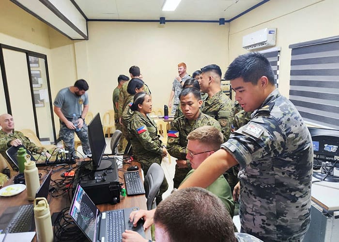 ADF partner with Philippine Army on defensive cyber