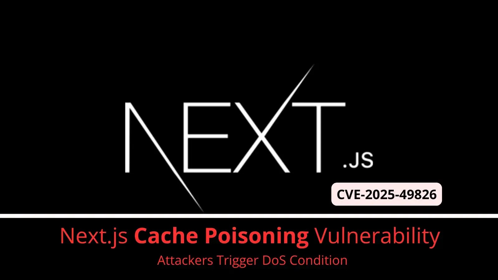 Next.js Vulnerability Allows Attackers to Trigger DoS via Cache Poisoning