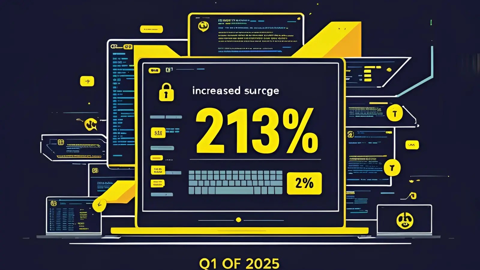 Ransomware Attacks on Organizations Surge 213% in Q1 of 2025 Ransomware Attacks on Organizations Surge 213% in Q1 of 2025