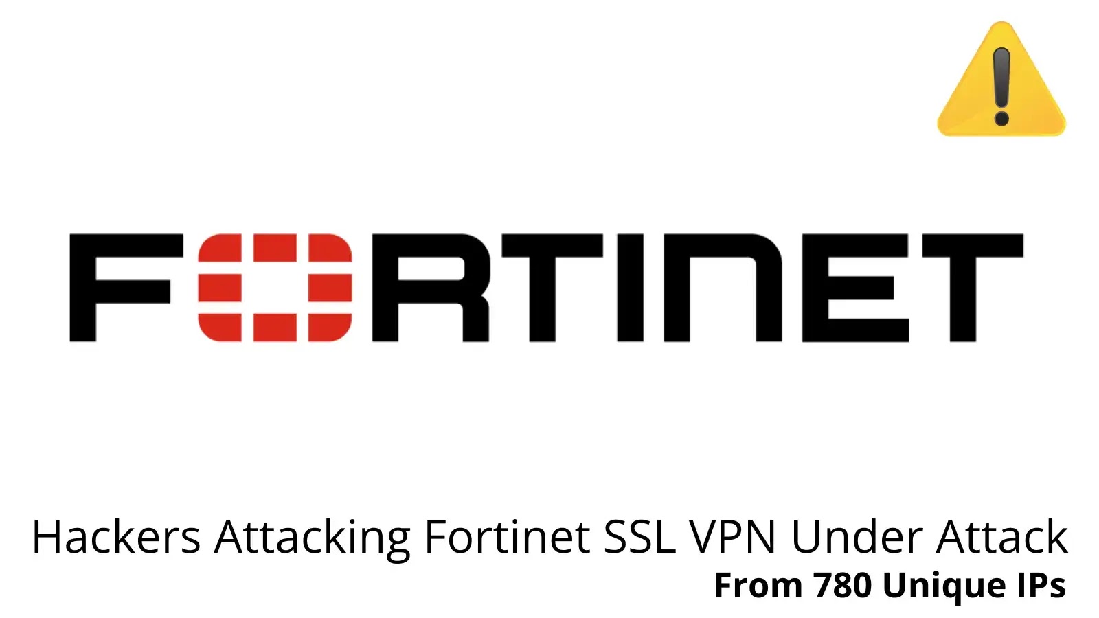 Fortinet SSL VPN Targeted by Hackers from 780 Unique IP Addresses