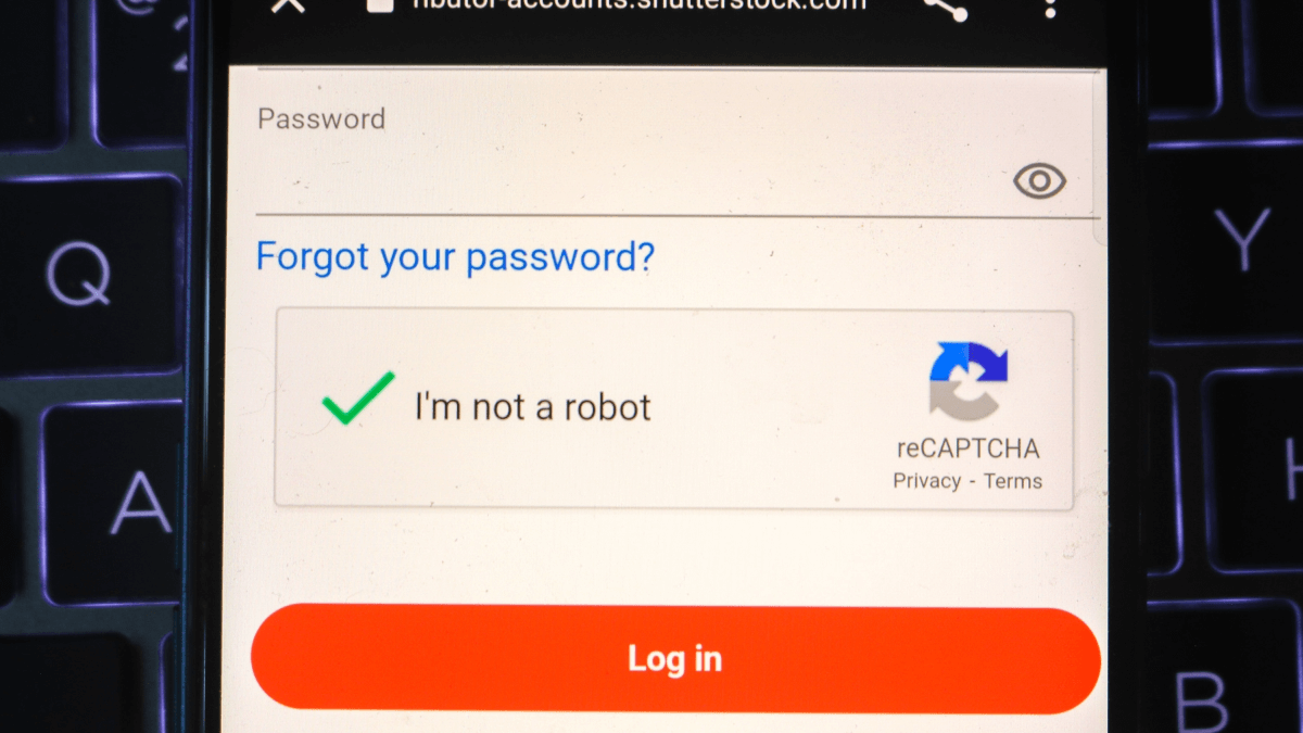 CAPTCHA I'm not a robot