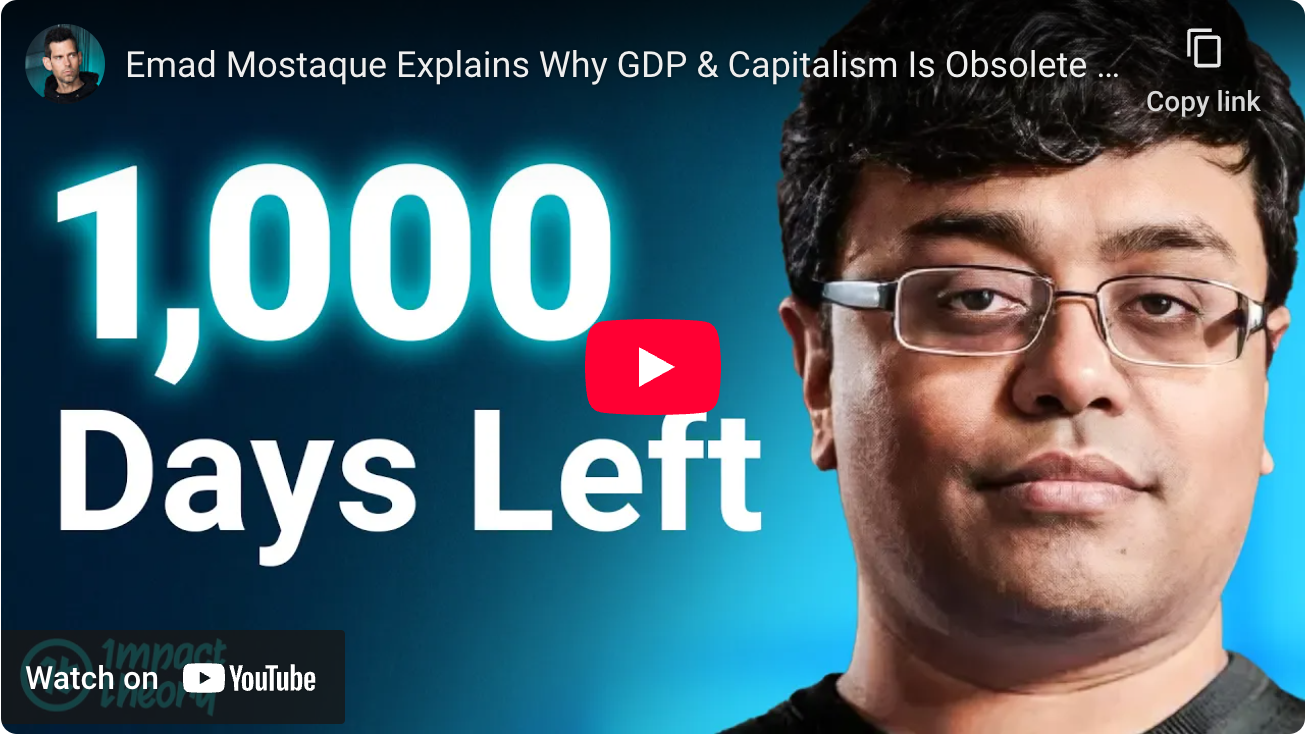 Emad Mostaque on the End of Capitalism