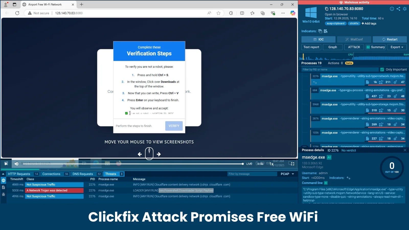 New Clickfix Attack Promises “Free WiFi” But Delivers Powershell Based Malware New Clickfix Attack Promises "Free WiFi" But Delivers Powershell Based Malware